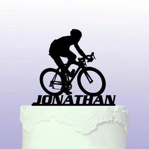 Personalised Road Bike Cake Topper