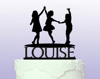 Personalised Trampoline Party Cake Topper