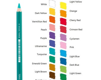 Jolly X-big Jumbo Individual Colors, Colored Pencil Box of 12, 24