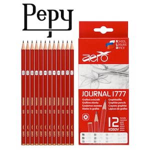 Pepy Graphite Drawing Pencil Assorted Set of 12