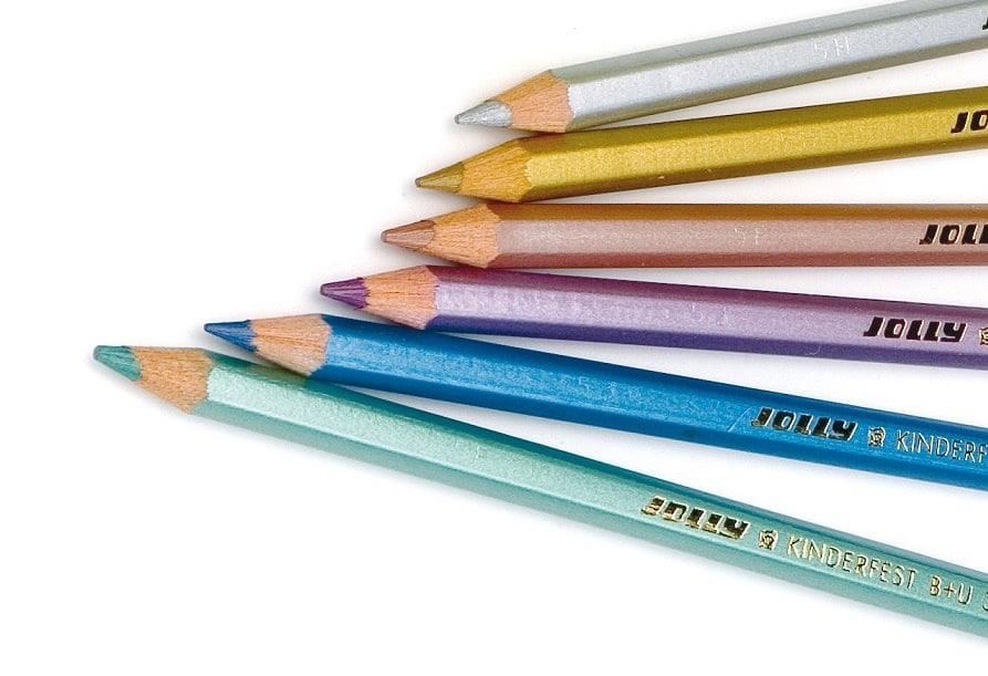 JOLLY Crayons de Couleur Superstick pour Enfants - Mini, 6 pièces - From  Austria