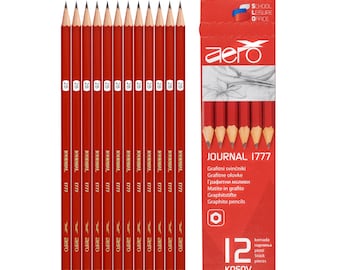 Aero Graphite Drawing Pencils - Individual Grades, Set of 12