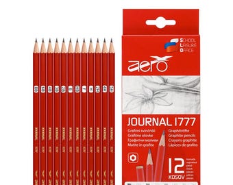 Aero Graphite Drawing Pencil Assorted Set of 12