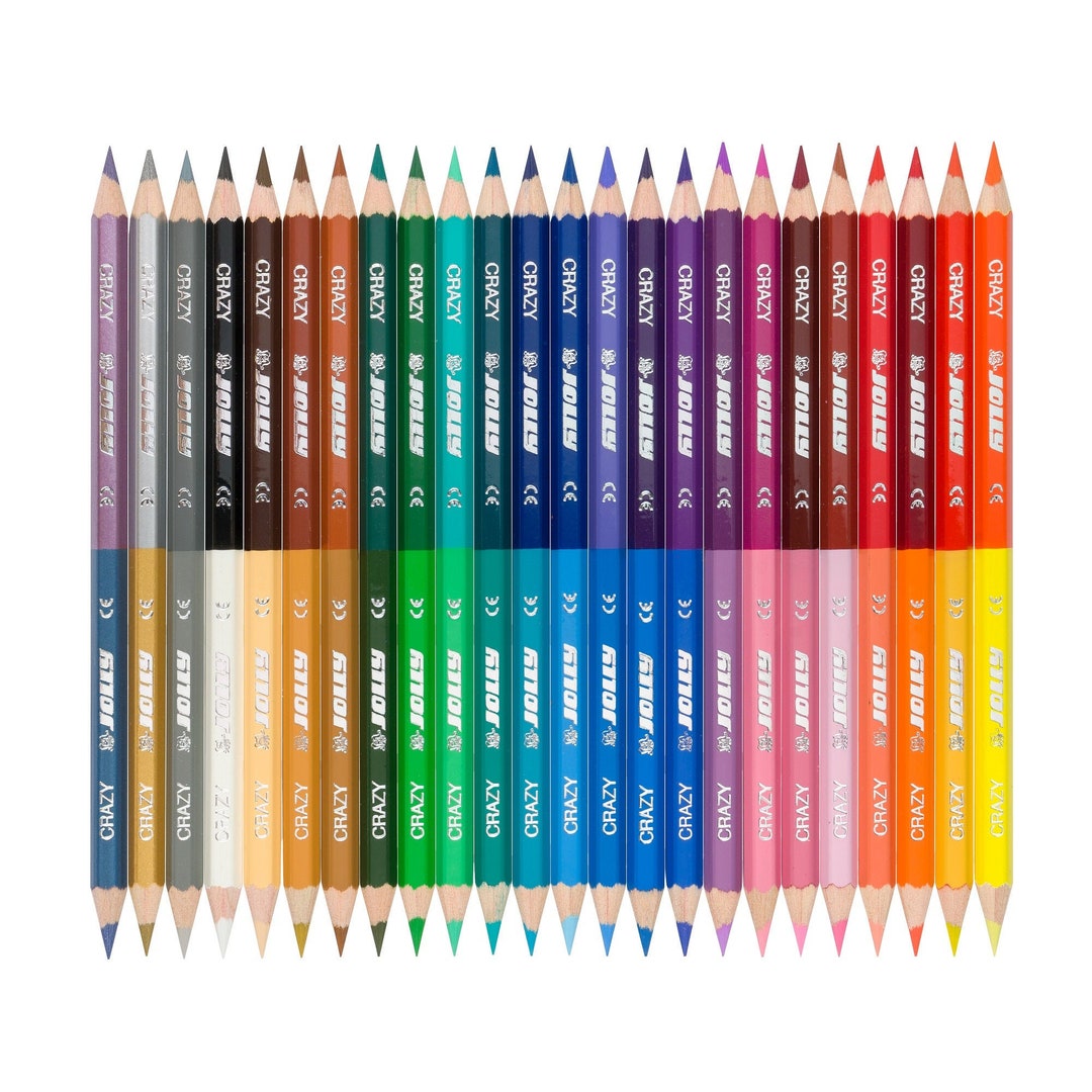 Jolly Supersticks Kinderfest Metallic Colored Pencil Set of 6 From Austria  