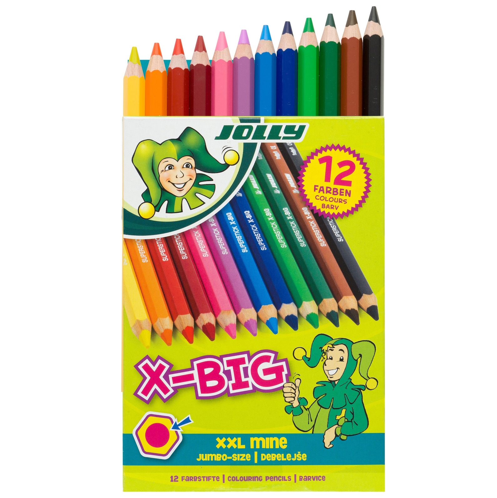 Jolly Xbig Jumbo Colored Pencils Set of 12 From Austria Etsy