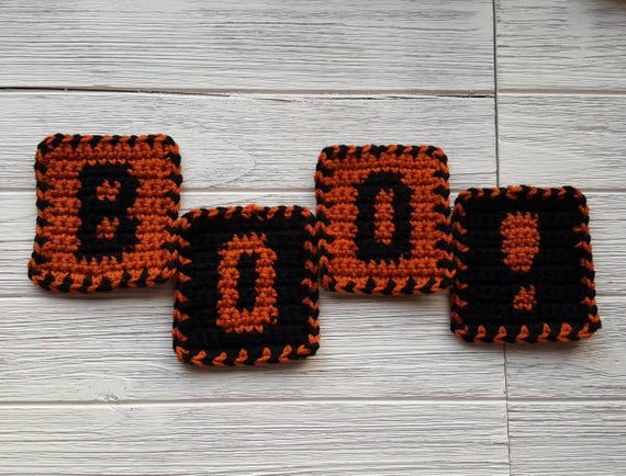 Halloween Mug Rug Coasters
