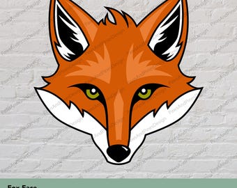 Fox Face PNG Fox Face Design Fox Face Clipart Digital PNG Download - Etsy