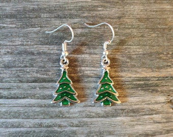Tannenbaum Weihnachts Ohrringe Geschenk unterm Baum Weihnachtszeit