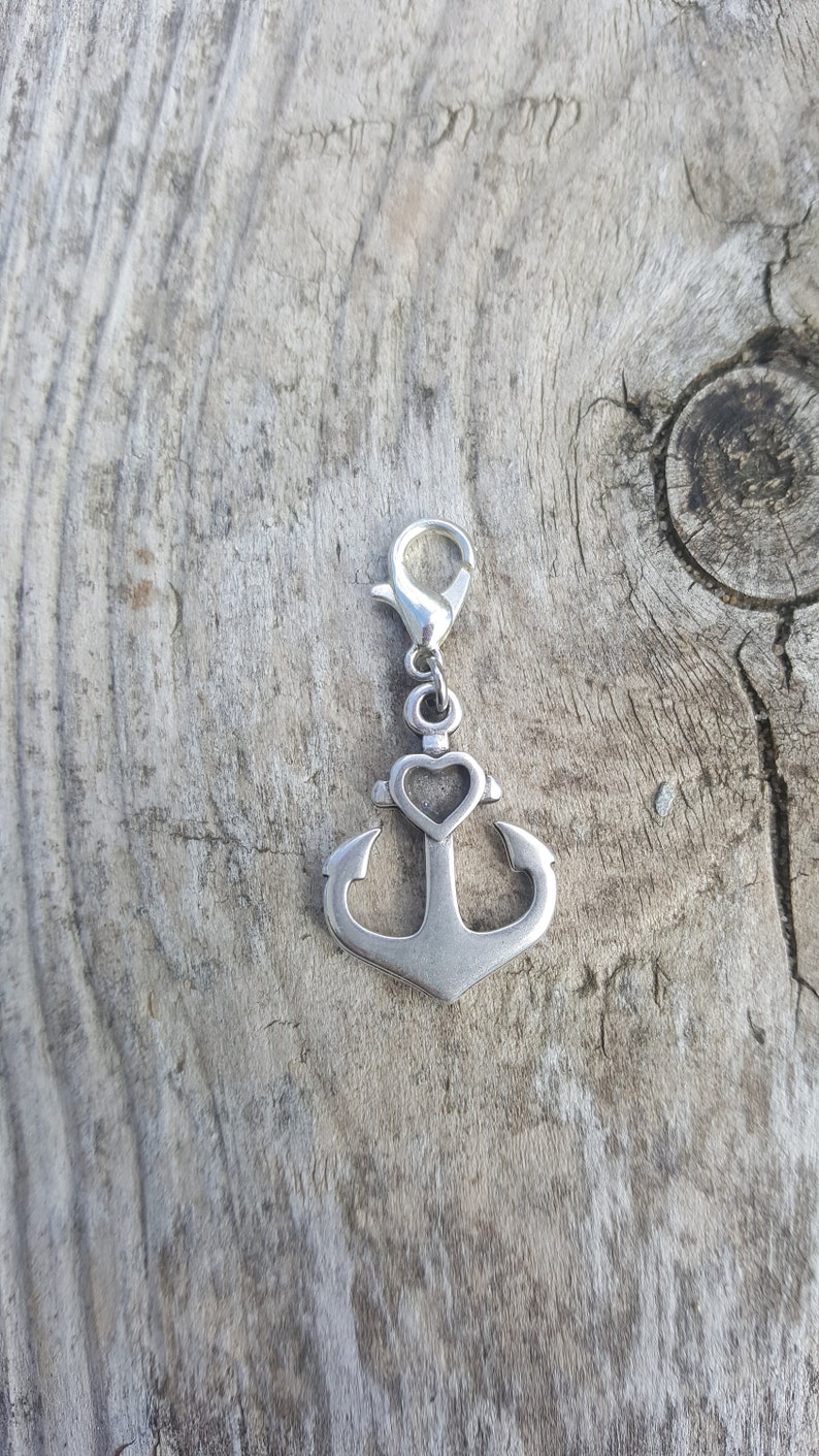 Anker Anchor Anhänger Charm Glaube Liebe Hoffnung Segeln Törn seefahrt Bild 1