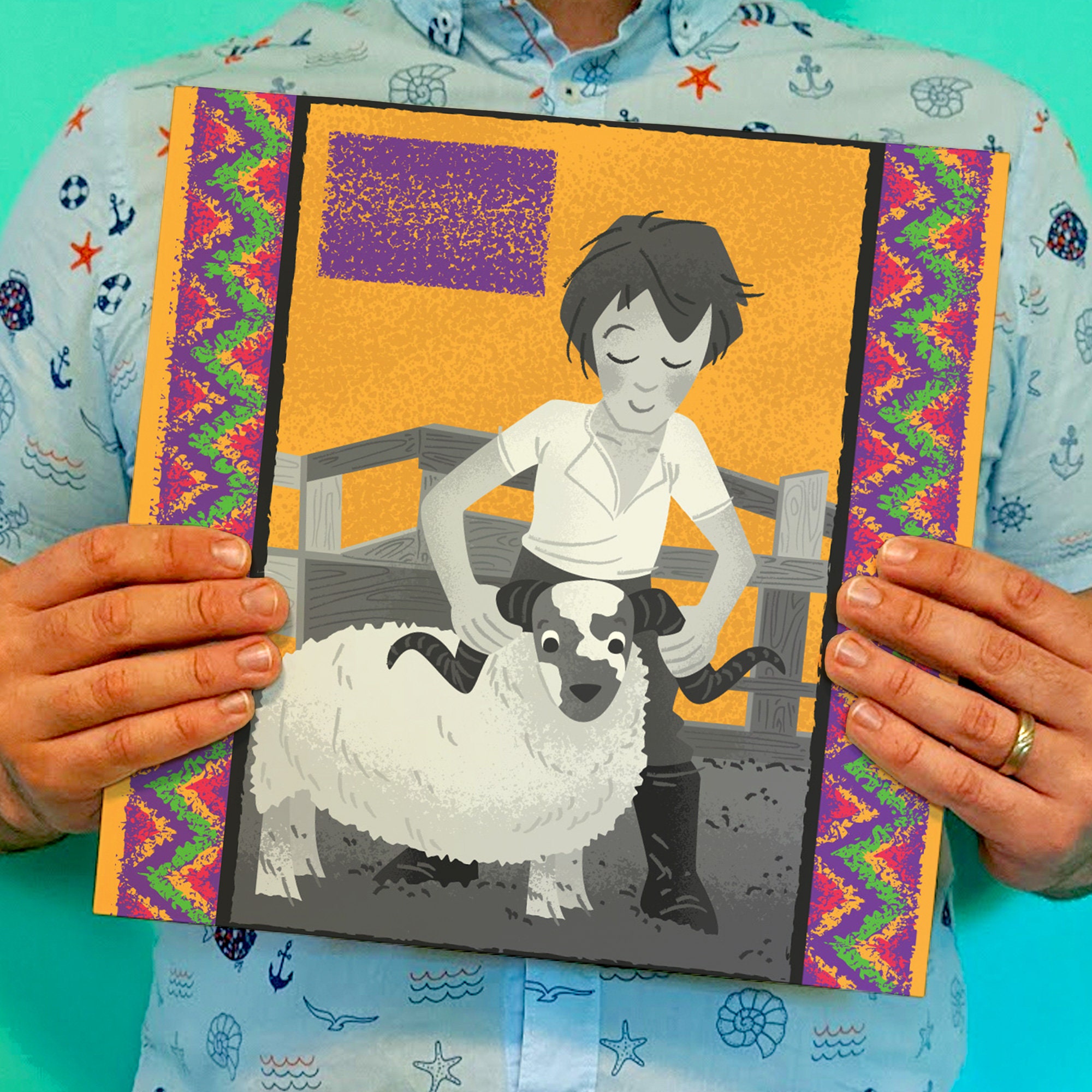Paul Mccartney Ram Illustrated Album Cover Print - Etsy