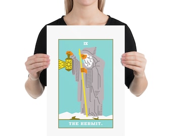 The Hermit - Major Arcana of the Tarot Poster