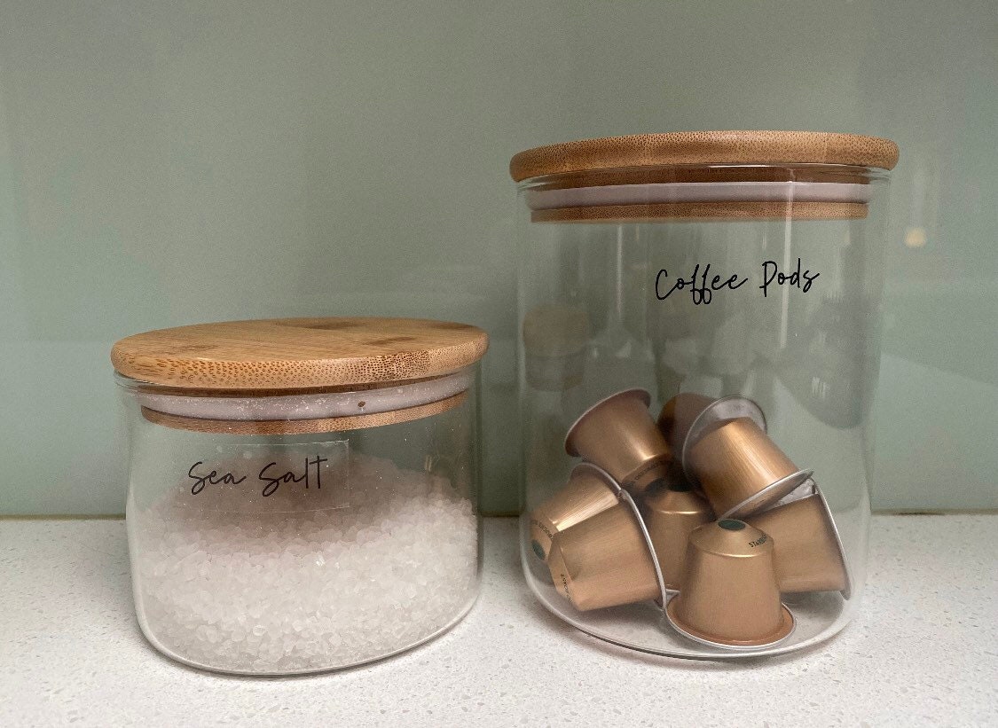 Custom Kmart Font Labels Pantry Labels Vinyl Labels Pantry Etsy Australia