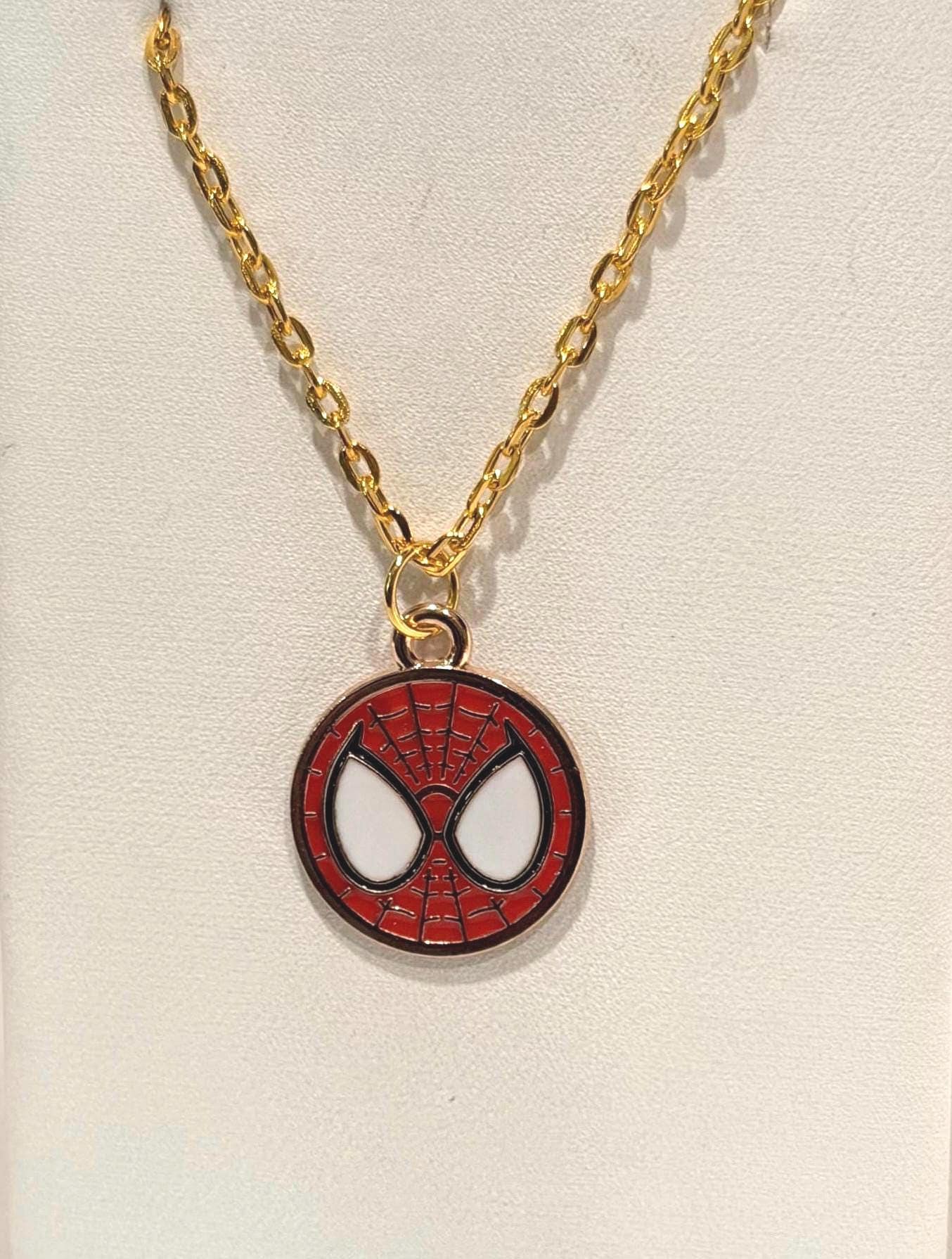 Spiderman necklace - Etsy 日本