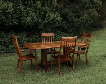 Hand shaped dining set