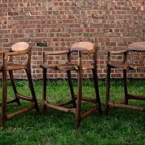 hand shaped bar stools