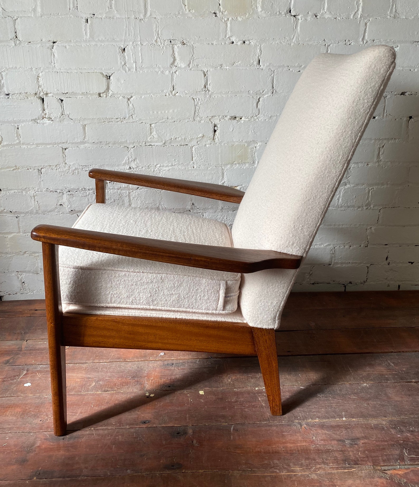 Refurbished Parker Knoll Arm Chair in Boucle Wool Etsy
