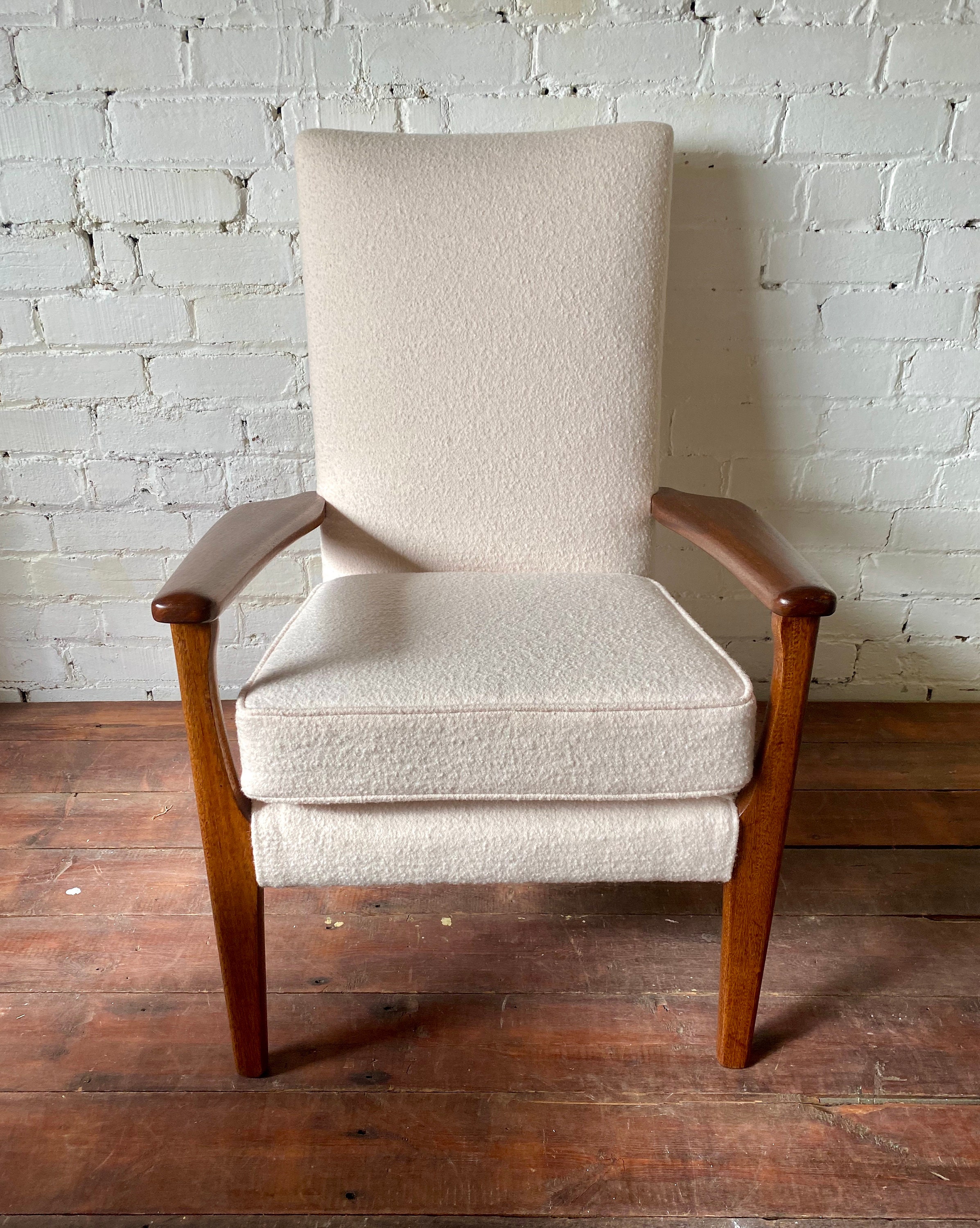 Refurbished Parker Knoll Arm Chair in Boucle Wool Etsy