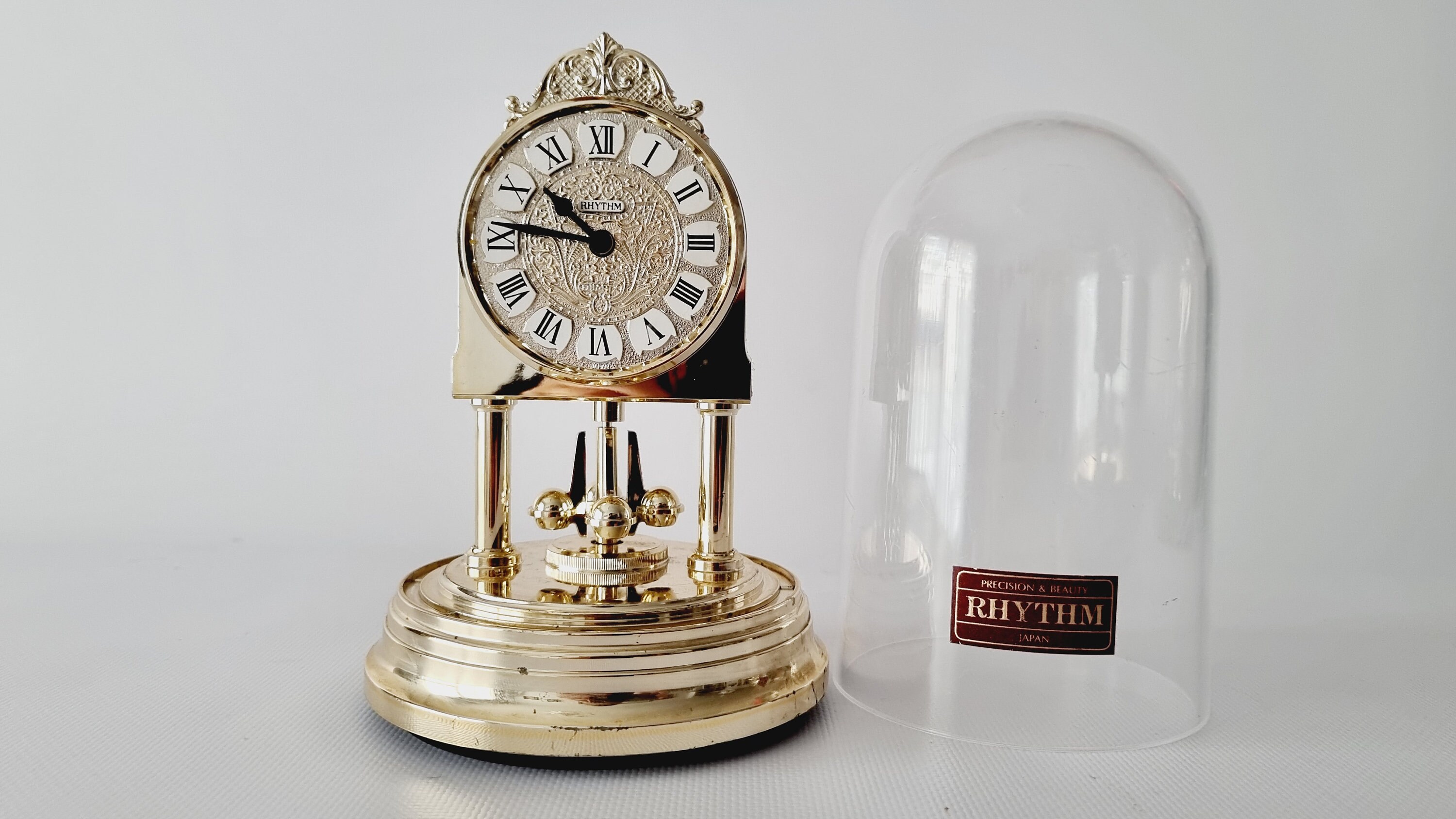 Vintage Swan Mantel Clock - Retro Quartz Table Clock For Living Room Decor