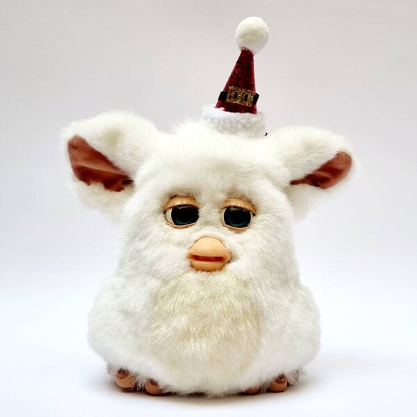 Furby | Toys | Furby 205 Emoto Tronic 59294 Sleepy Blue Grey Fur Blue Eyes Not Working As Is