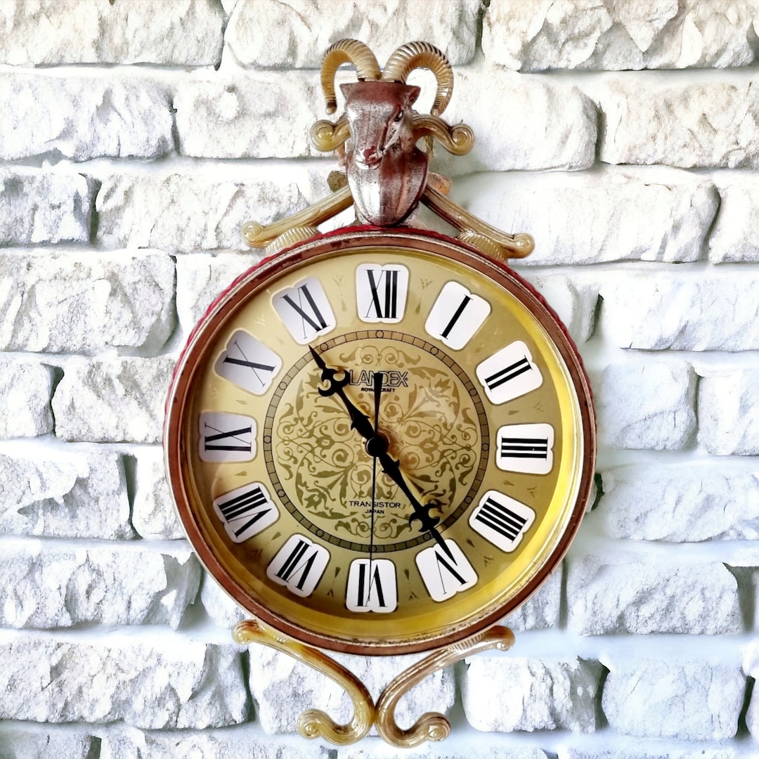 Landex Royal Craft Transistor Clock Japan, Japan Metal Wall