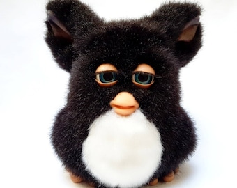 ファンキーファービー Funky Furby With Box and Spoon 2006 WORKING Purple and Green
