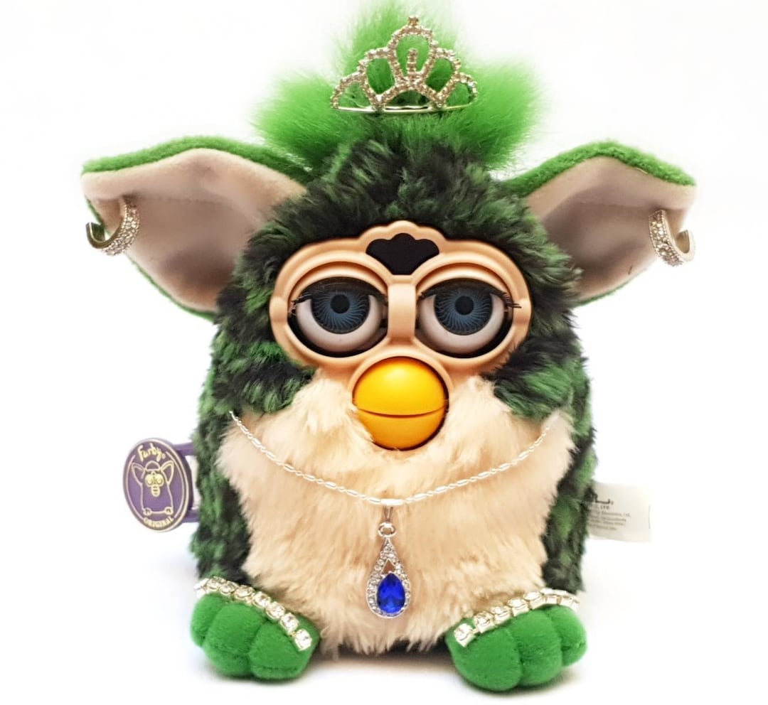 ADOPT ME Furby 1998 Turtle Furby Toy Green Fur Blue Eyes Etsy Israel