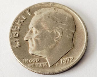 1966年ルーズベルト・ダイム • ミントマークなし • 米国10セント硬貨