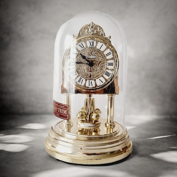 Vintage Watch Rhythm, Quartz Clock, Music Clock, Space Age Clock