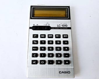 Casio LC-1010 Vintage Taschenrechner 1979