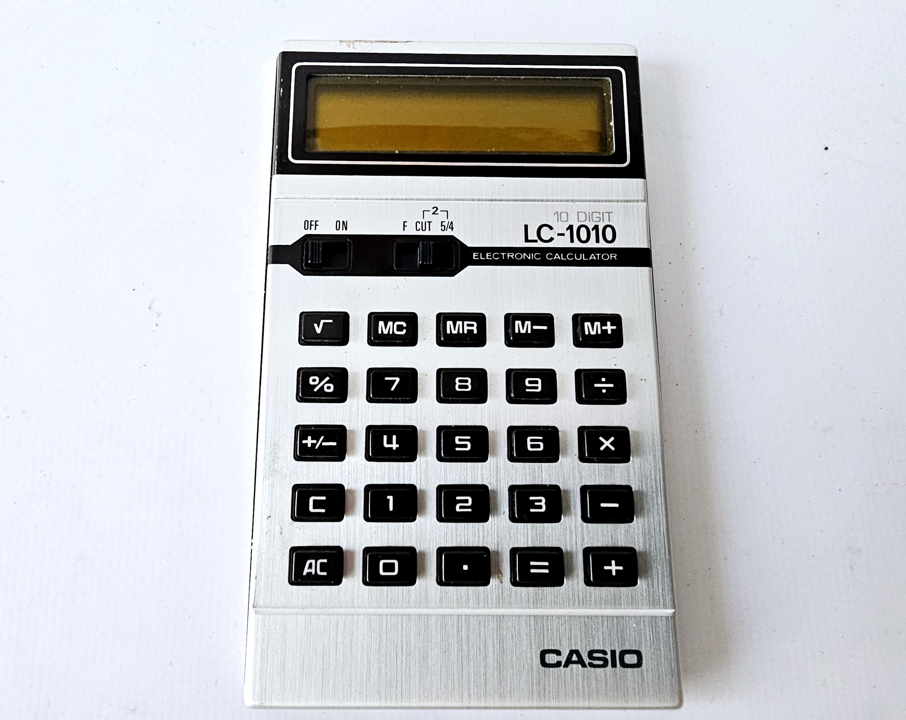 Casio LC-1010 Vintage Calculator 1979 - Etsy