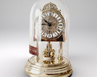 Vintage Watch Rhythm, Quartz Clock, Music Clock, Space Age Clock