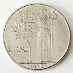 1978 Italy 100 Lira Coin - Italian Numismatic Collectible