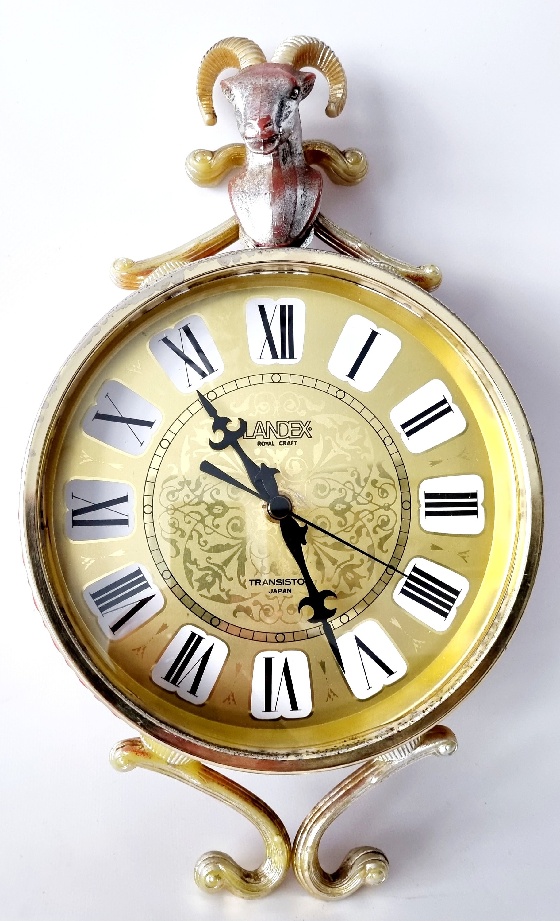 開店祝い Landex Wall Metal Japan Japan, Clock Transistor Craft Royal アナログ（手巻き）