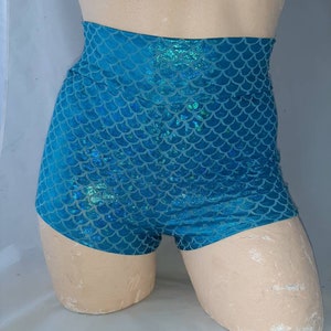 Mermaid shorts plus best sale size