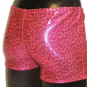 Mens Hotpants, Zambezi, Mens Festival, Boxers, Leopard Print, Pink, Lycra Shorts, Hot Yoga, Bikram, Burning Man, Festival Wear, Gay, Pride image 2