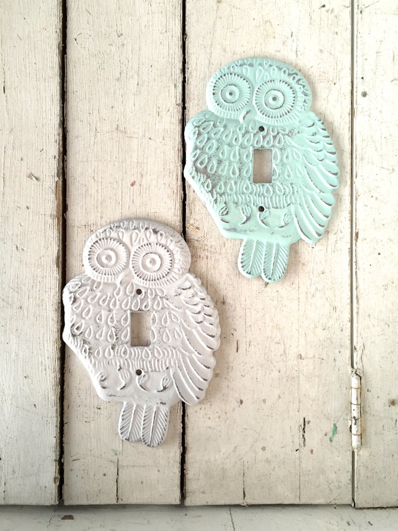 Owl Decor Light Switch Cover Owl Plate Cover Light Switch Etsy