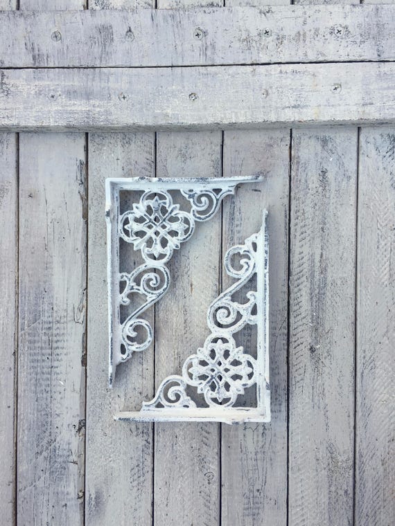 Shabby Chic Dekor Eisen Klammern Regal Klammern Wandregale Shabby Chic, Eisen Klammern, Eisen Regal Klammern, Regal