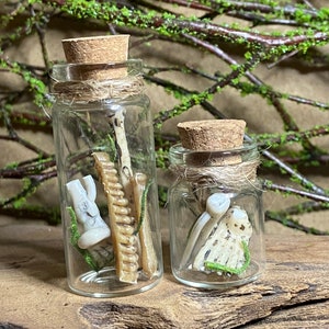 Giant Bones Miniature Potion: Halloween Dollhouse Witch Apothecary Accessory