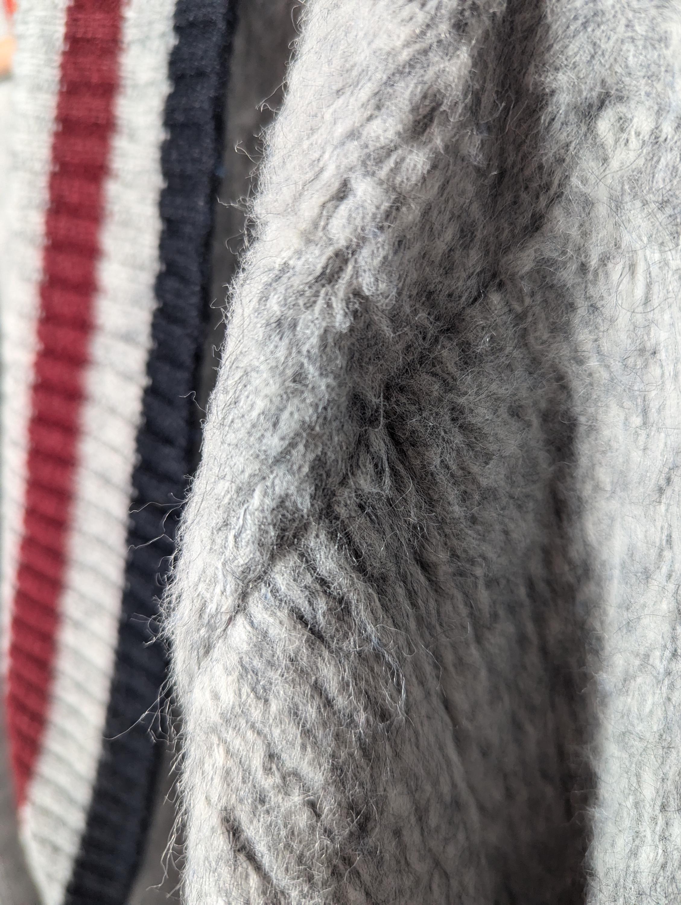 1960s Mohair Cardigan, Sears Kings Road Vintage Zip V-neck 1960s Mohair Cardigan, Sears Kings Road Vintage Zip V-neck