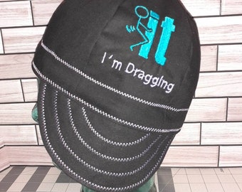 Welding cap with embroidery