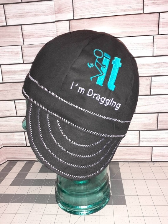 Welding cap with embroidery