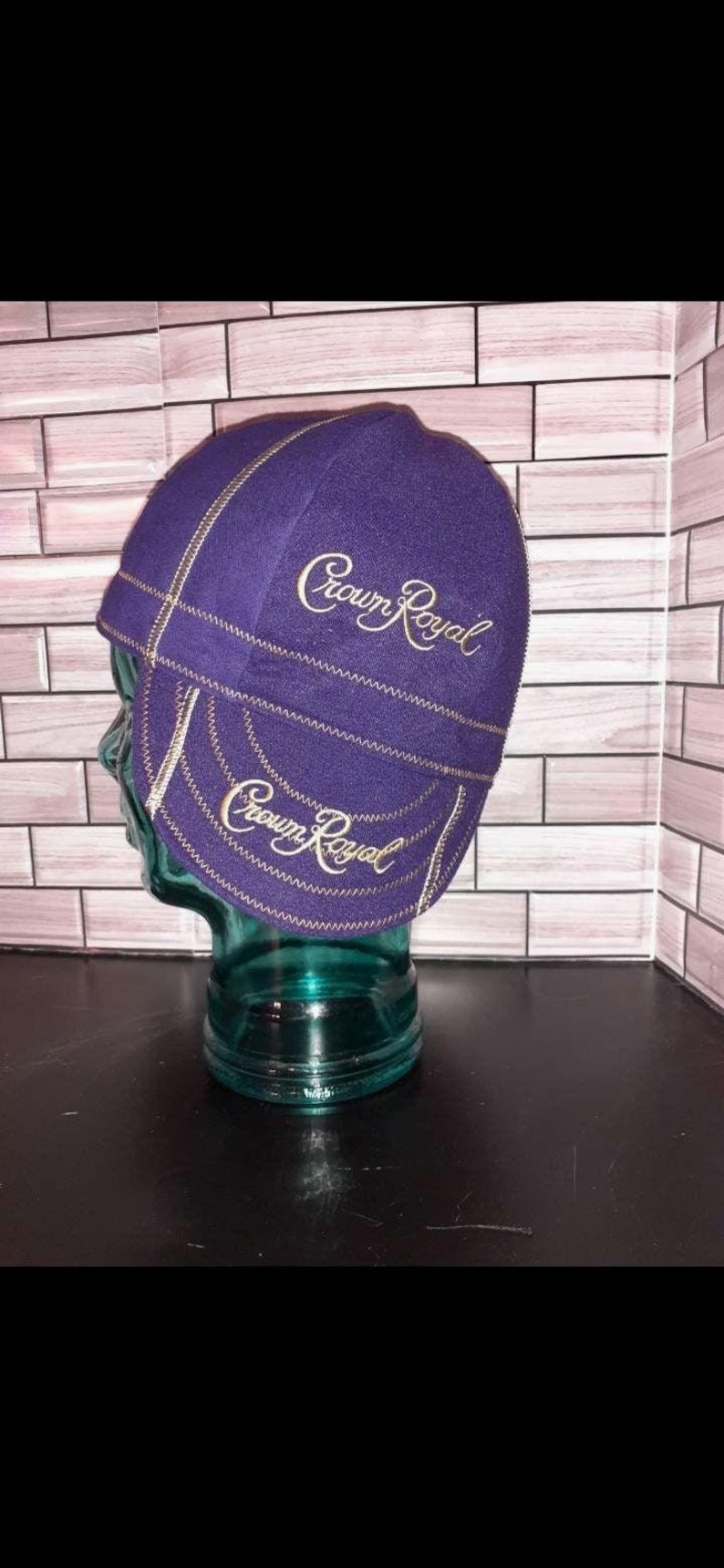 Gorra morada** Gorra de soldador Crown Royal imagen 1