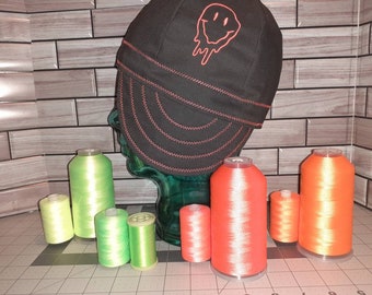 Welding cap with embroidery NEON Smiley