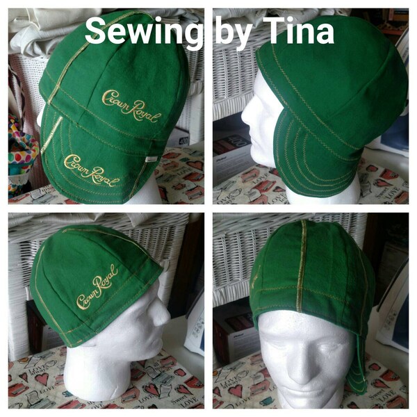 Green Cap**  Crown Royal Welder's Cap, Crown Royal Cap, Welder's Cap