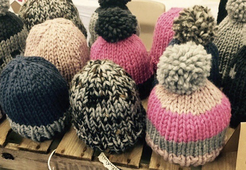merino wool bobble hat
