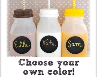 Kids Cups - 15 Super Cute KIDS cups / bottles (lids and labels included!!) Perfect for parties and party favor bottles!!