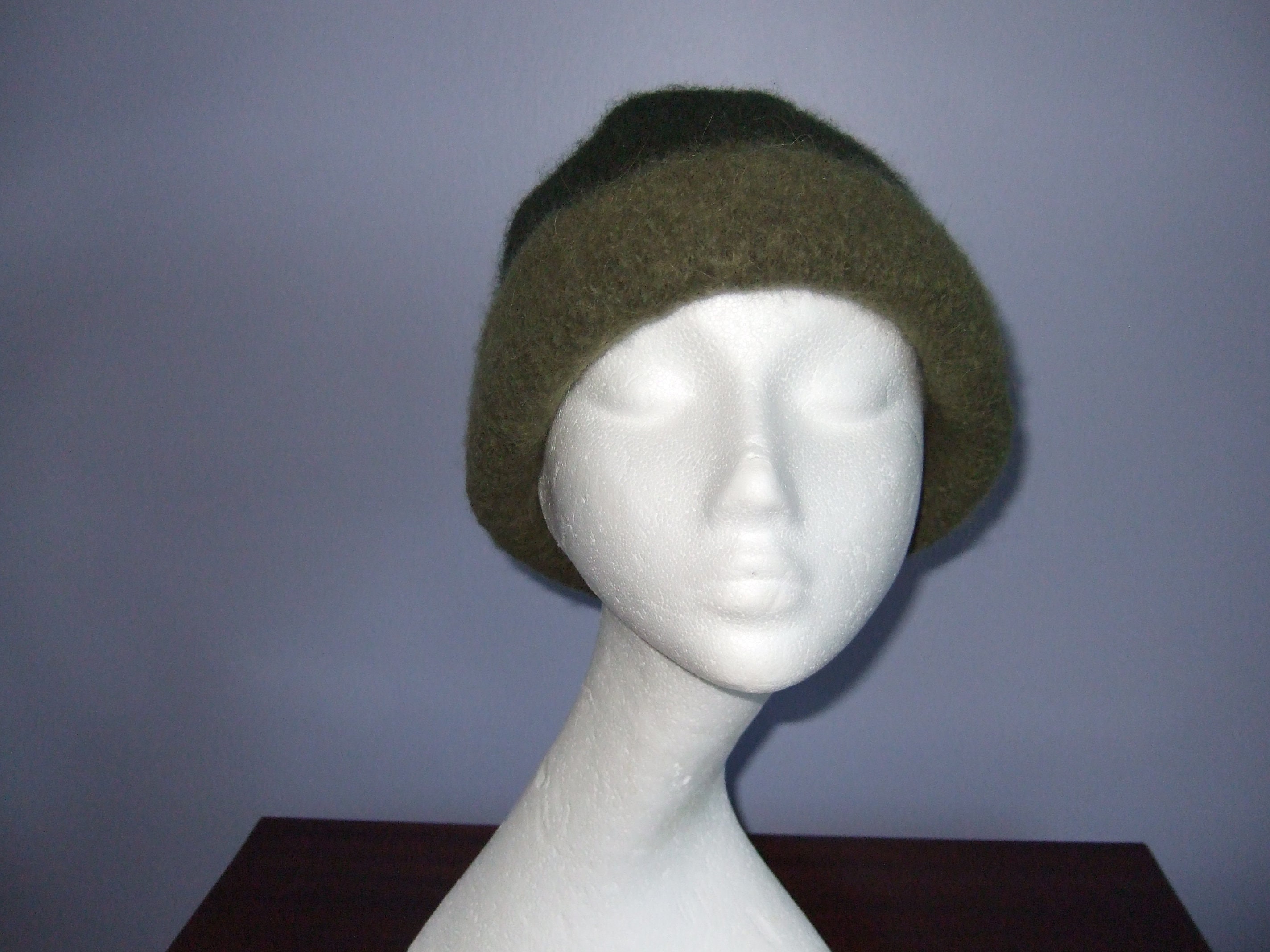 Unisex/Alpaca Wool/Handknit Felted Winter Hat/FREE SHIPPING/Handmade in VT/ Wool Brimmed Hat/Exceptional Warmth for Your Head/Perfect Fit
