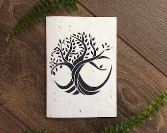 Tree of Life Plantable Seed Card - Vegan New Baby Card