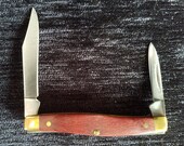 Vintage Cherry Double Blade Pocket Knife USA 95241
