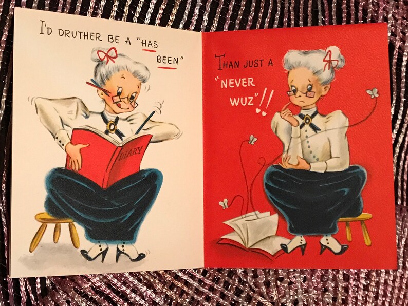 Vintage Valentines Day Card Adult Humor Romance Nos Etsy 